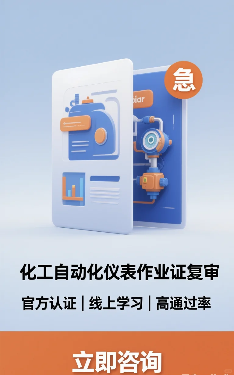 ?【紧急通知】化工自动化仪表作业证复审