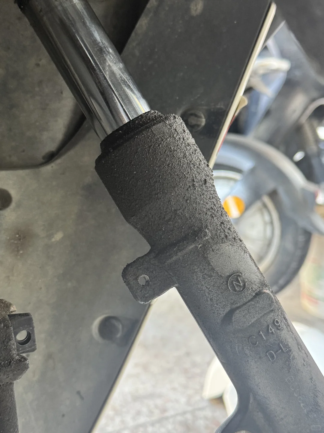 本田ns125la更换比博士后减+阿尔法弹簧