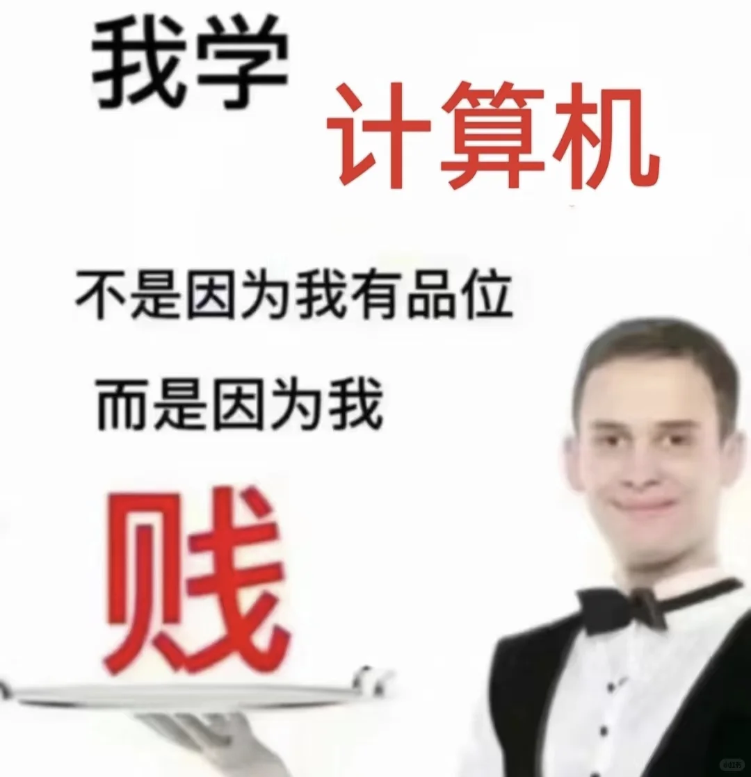 上辈子偷鸡 这辈子学计算机