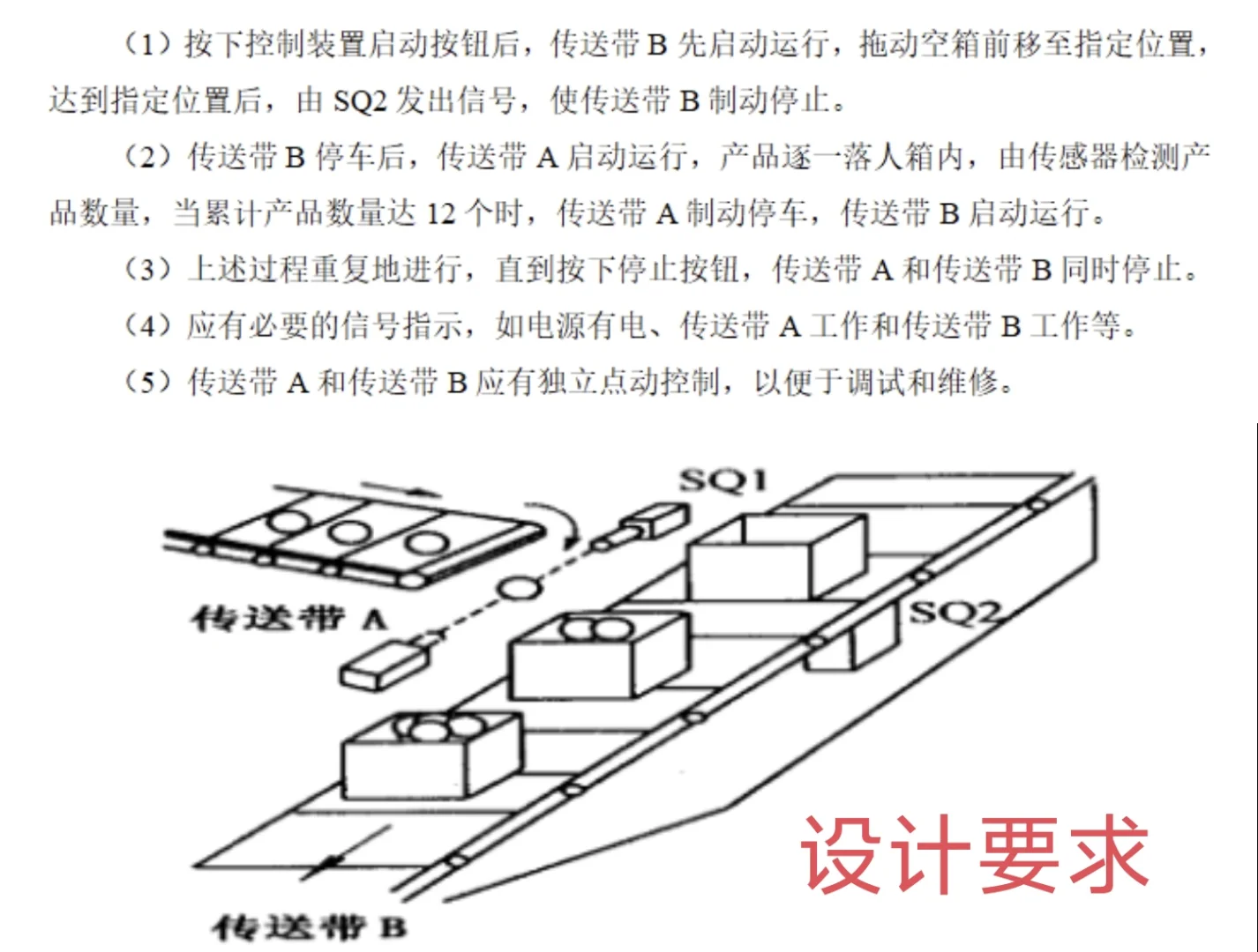 PLC课程设计，自动生产线
