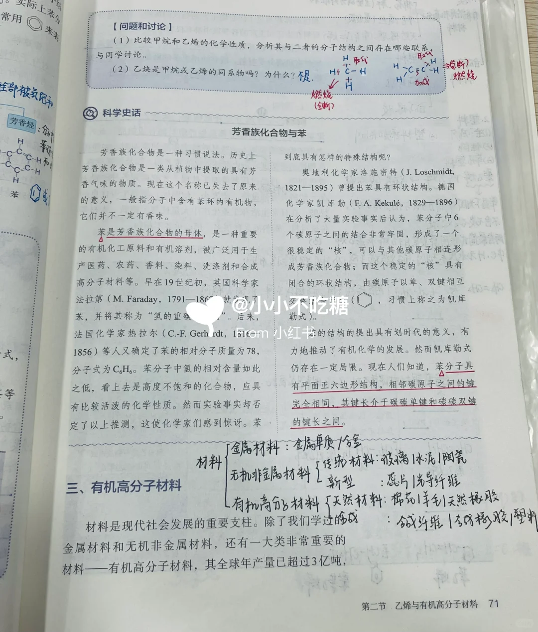 高一化学必修二｜ 乙烯与有机高分子材料