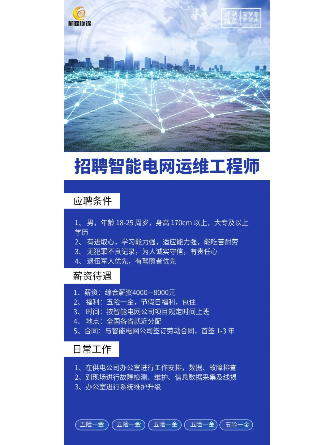 招聘智能电网工程师