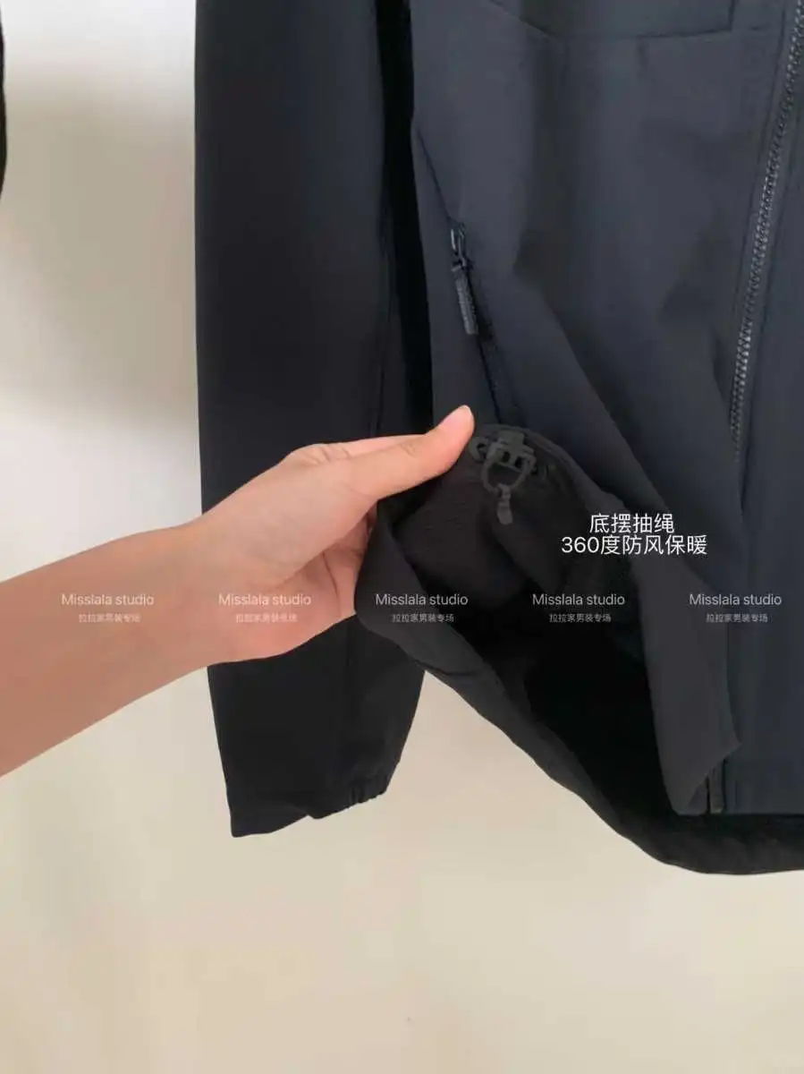 户外抓绒防泼水软壳外套