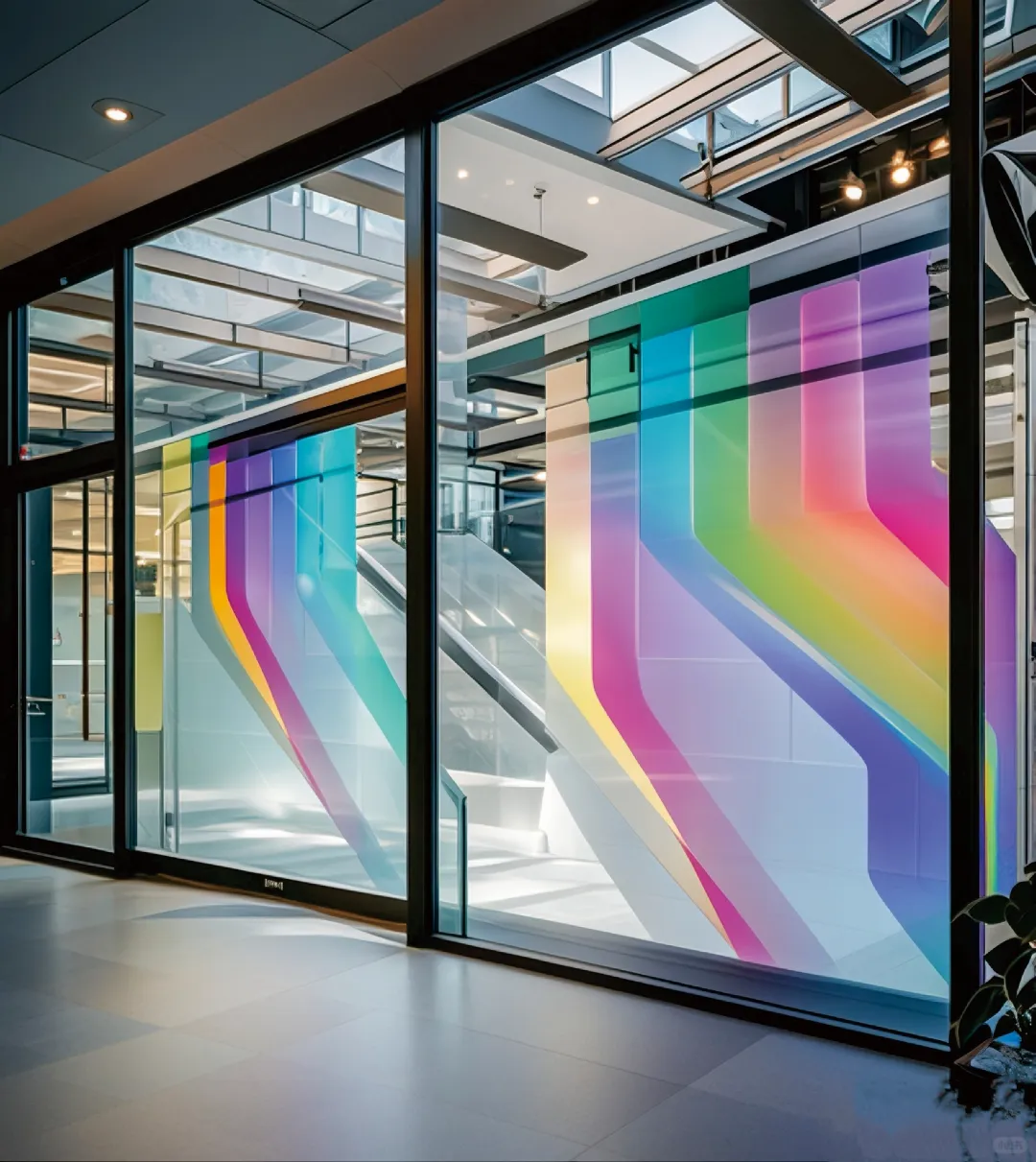 ?朦胧中透出绚丽的磨砂彩膜?