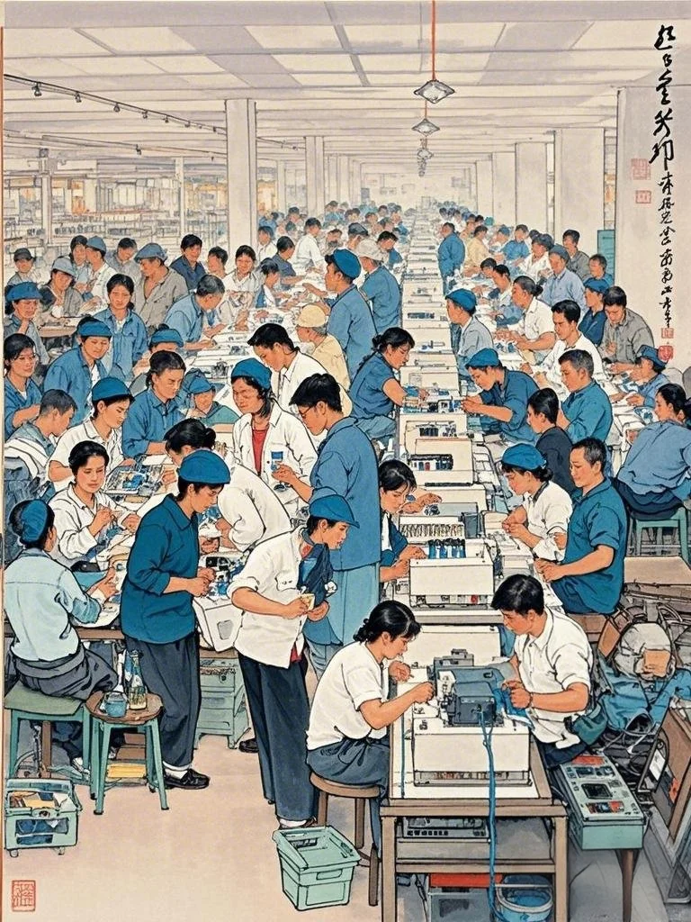 90年代东莞电子厂，藏在工笔画里的奋斗