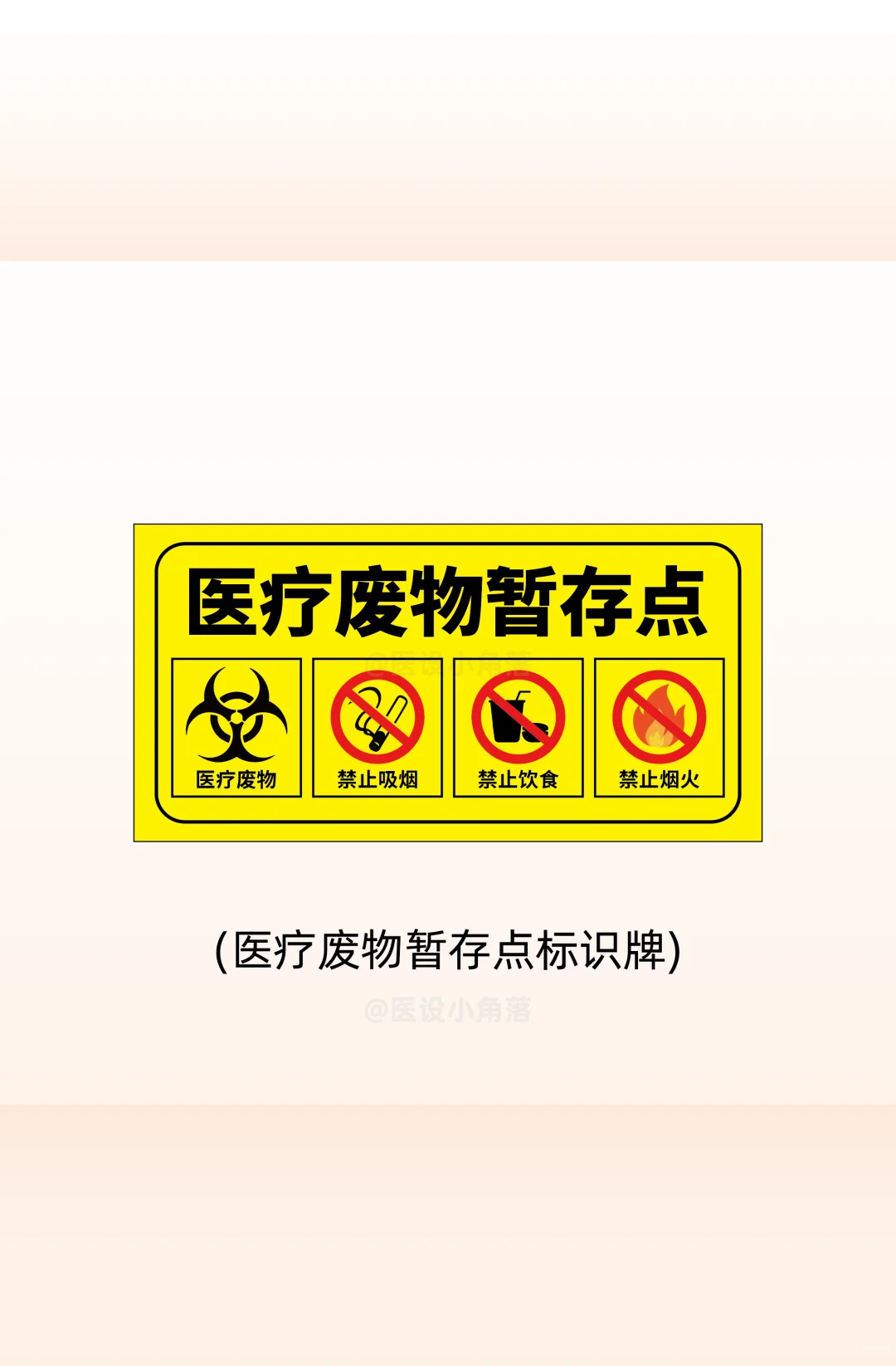 一图教你如何处理医疗废物！