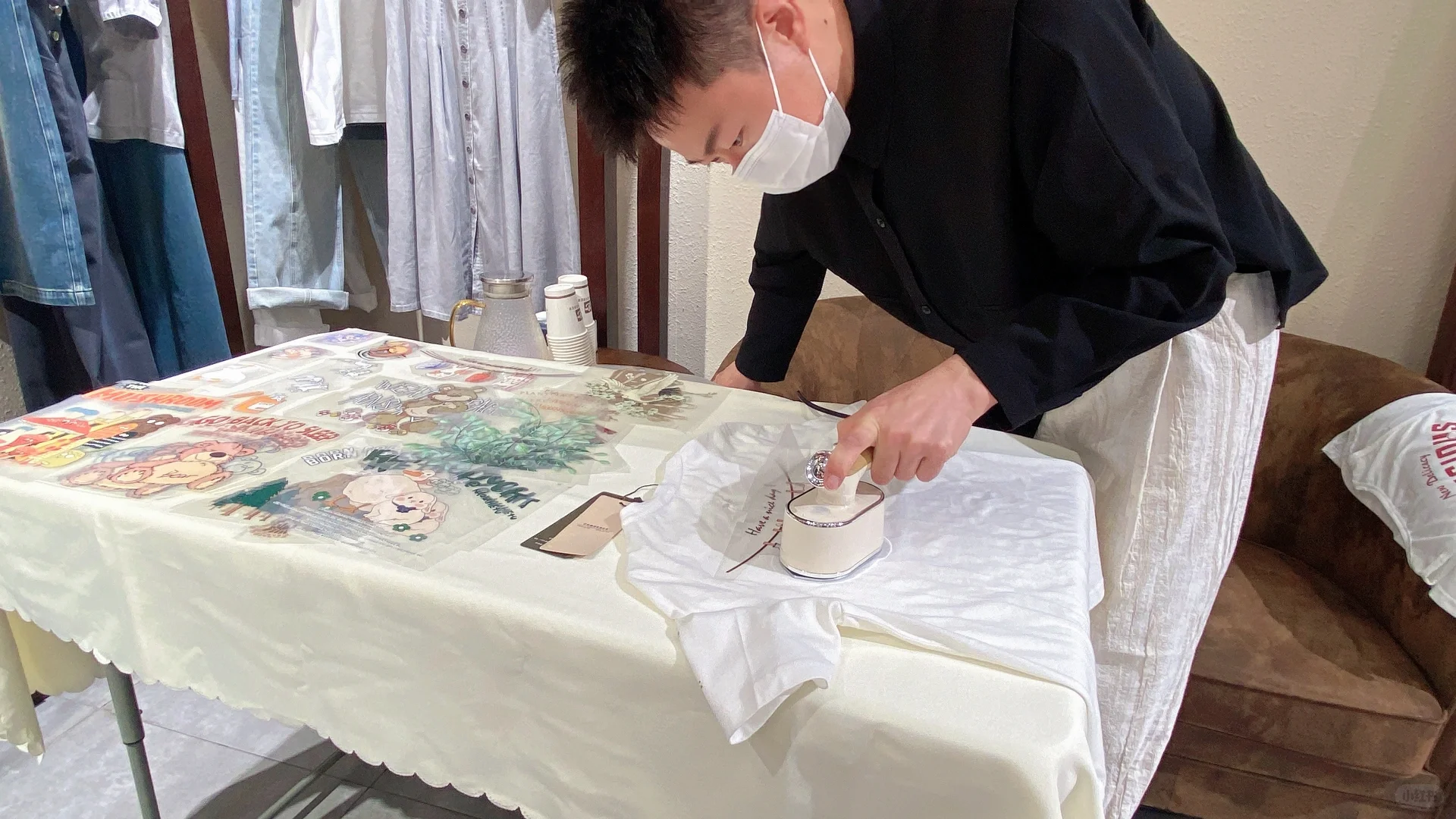 手工烫印 热转印DIY｜T恤包包大变身