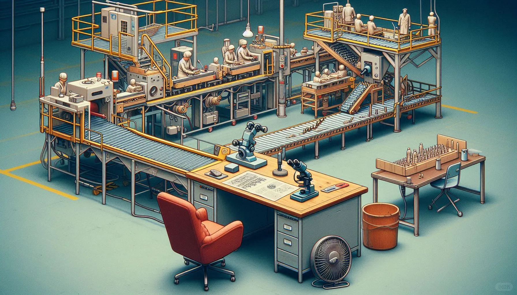 模型生产车间