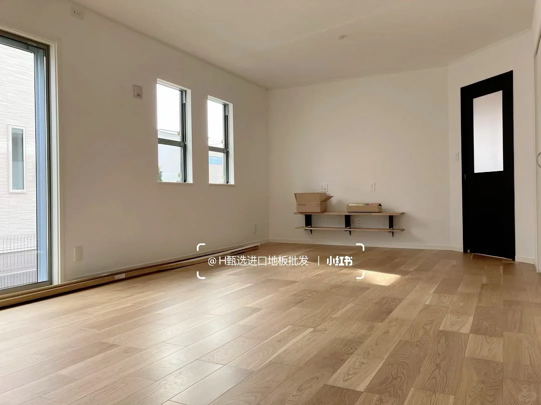 日本朝日木泰科|橡木本色2拼实铺效果