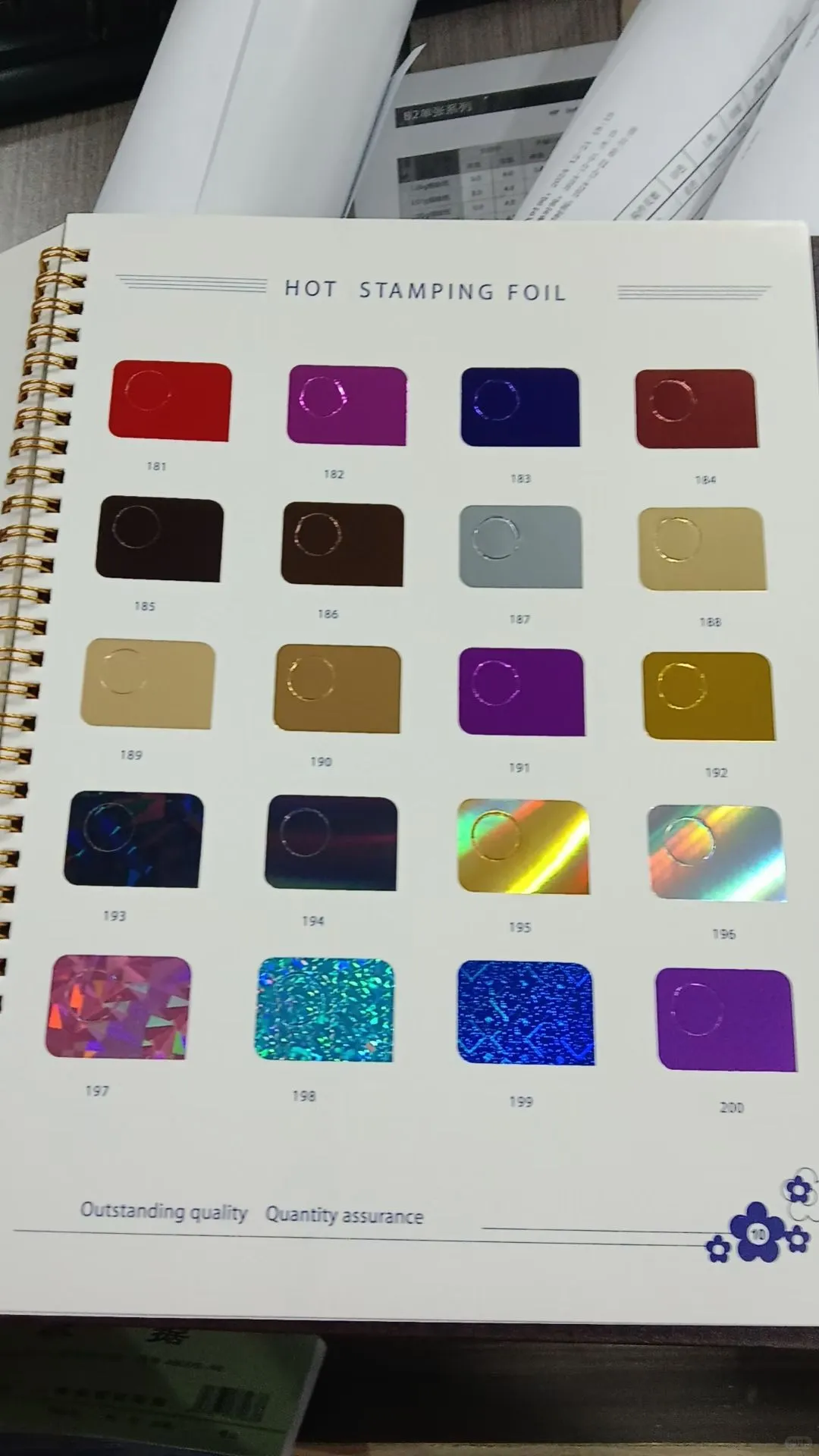 印刷包装烫金色纸,有多少种类?