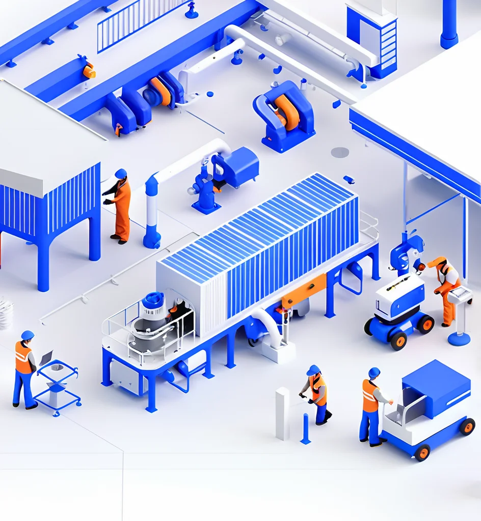 AI生成的B端工厂产线场景（附提示词）