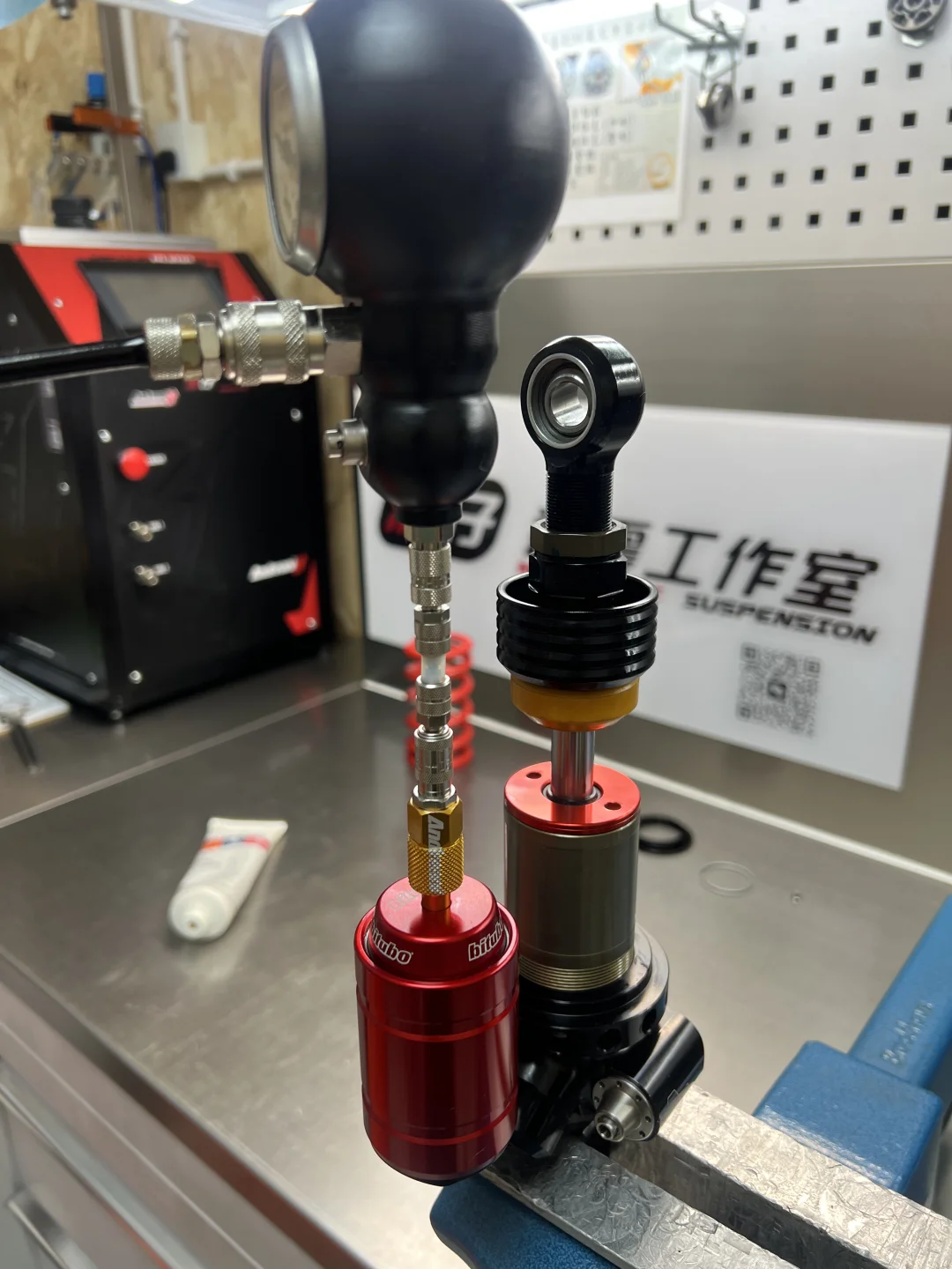 bitubo后避震保养完活～适配车手体重弹簧