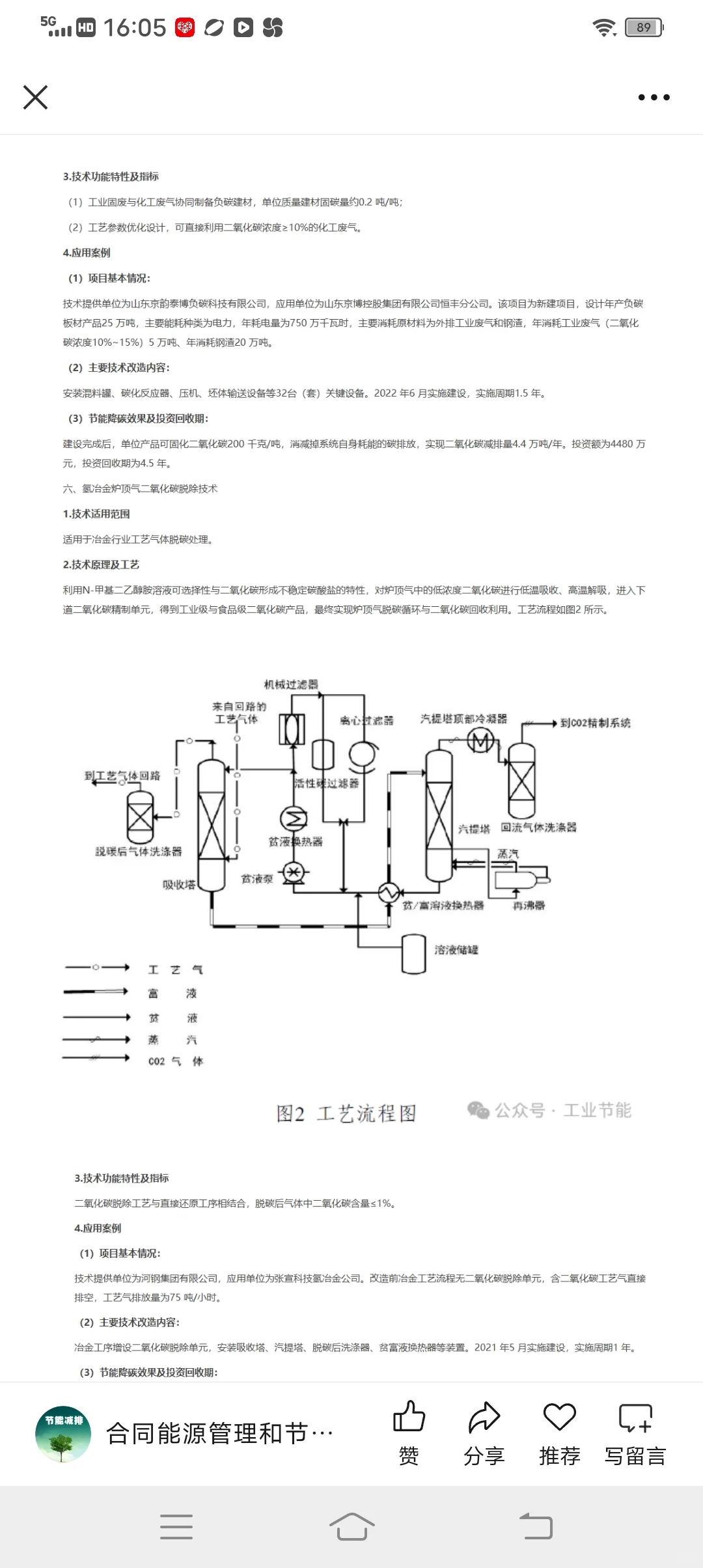 十种工业节能降碳技术案例分享