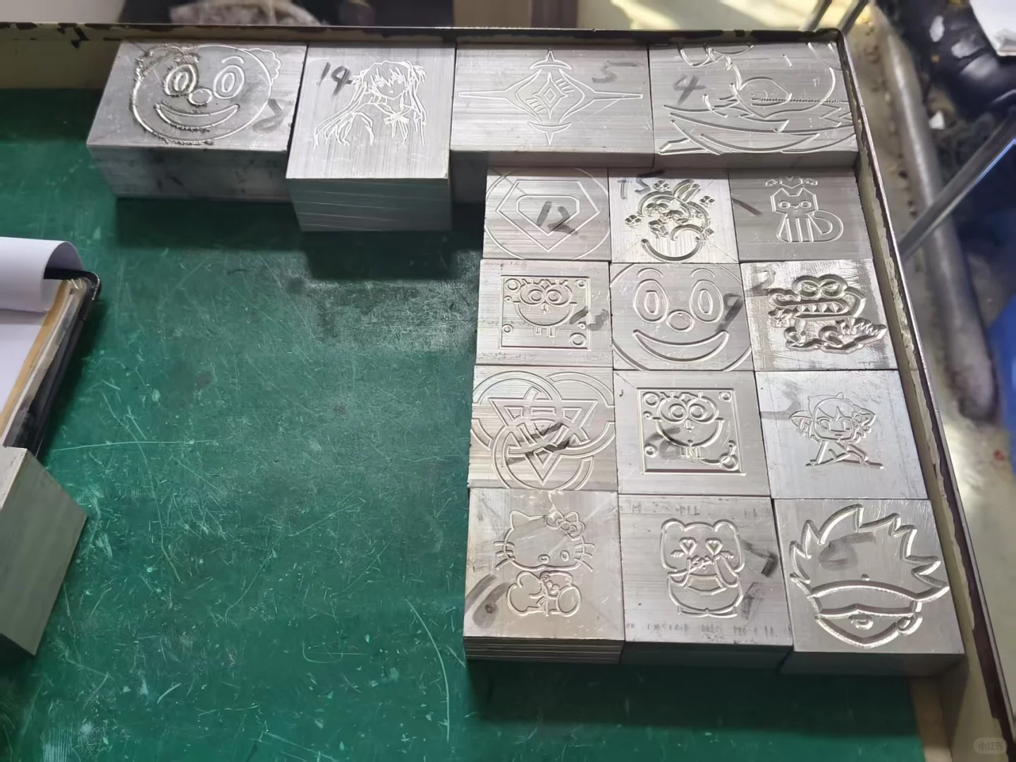 金工实习之数控铣床编程简单图案