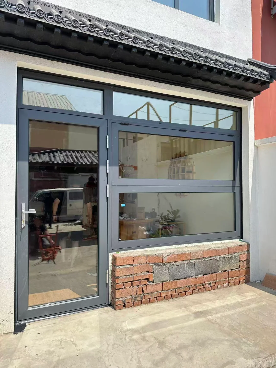 折叠窗 肯德基门