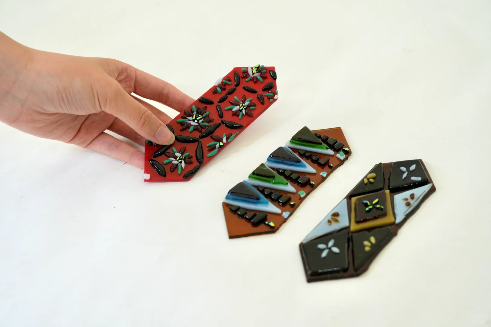 玻璃热熔实验|敦煌纹饰与材料研究