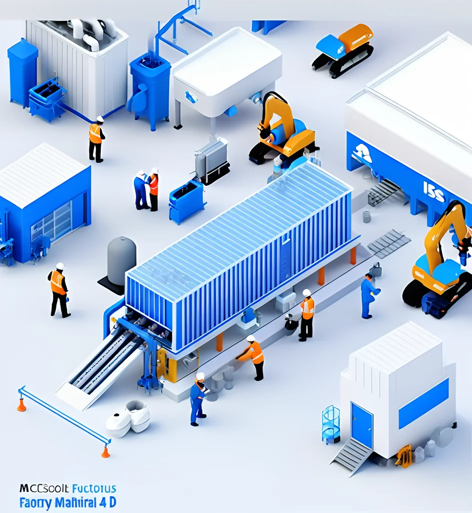 AI生成的B端工厂产线场景（附提示词）