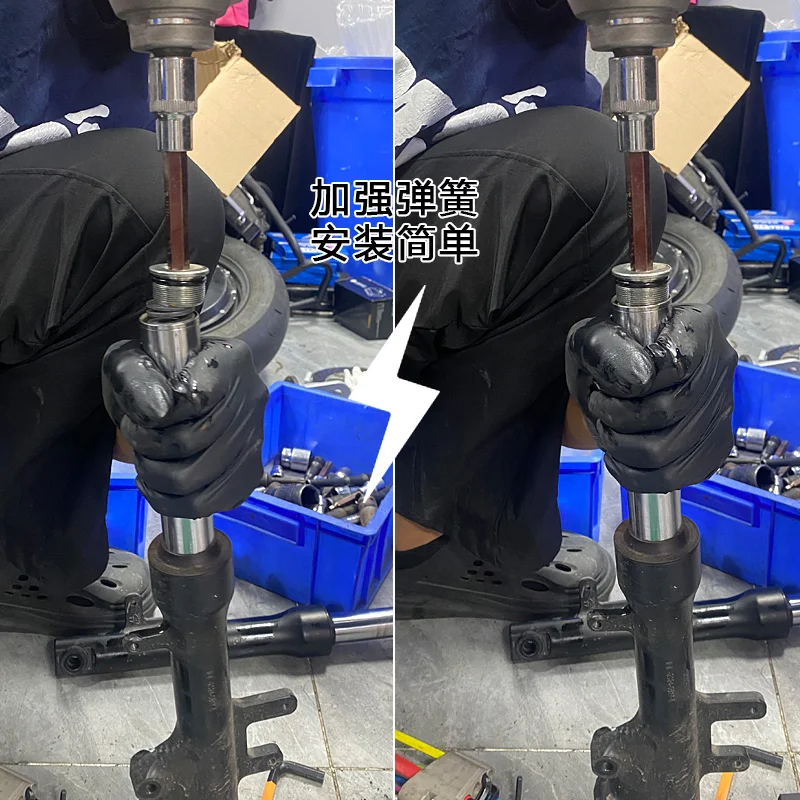 摩捷作·分段式前减震55CrSi合金小弹簧