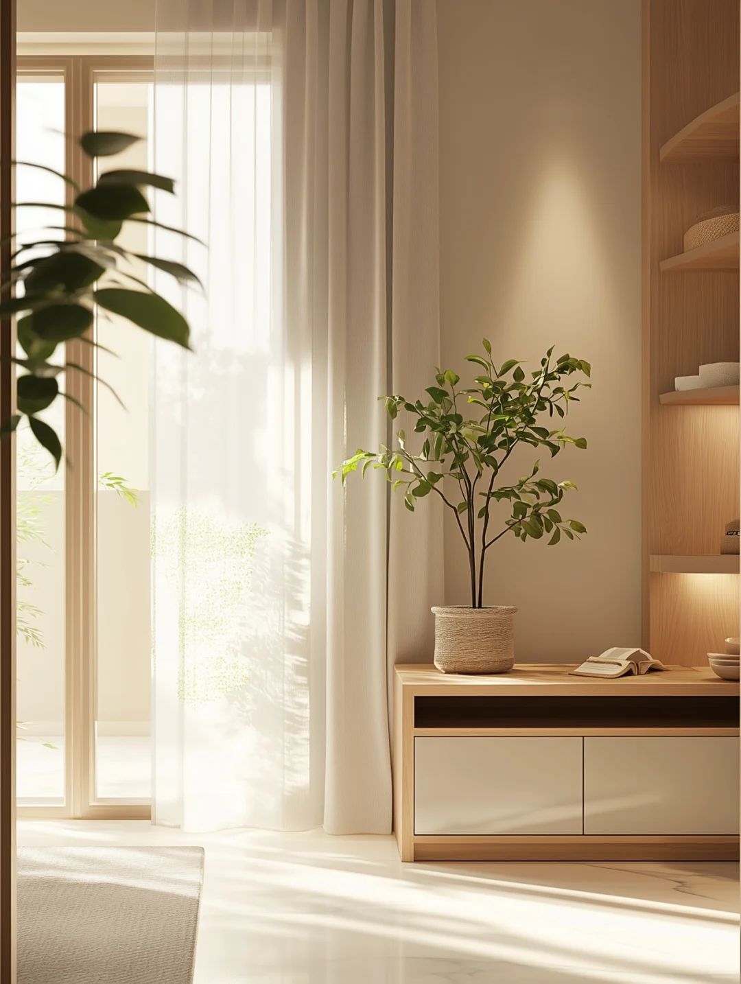 路过的阳光都舍不得离开,这个家太治愈?