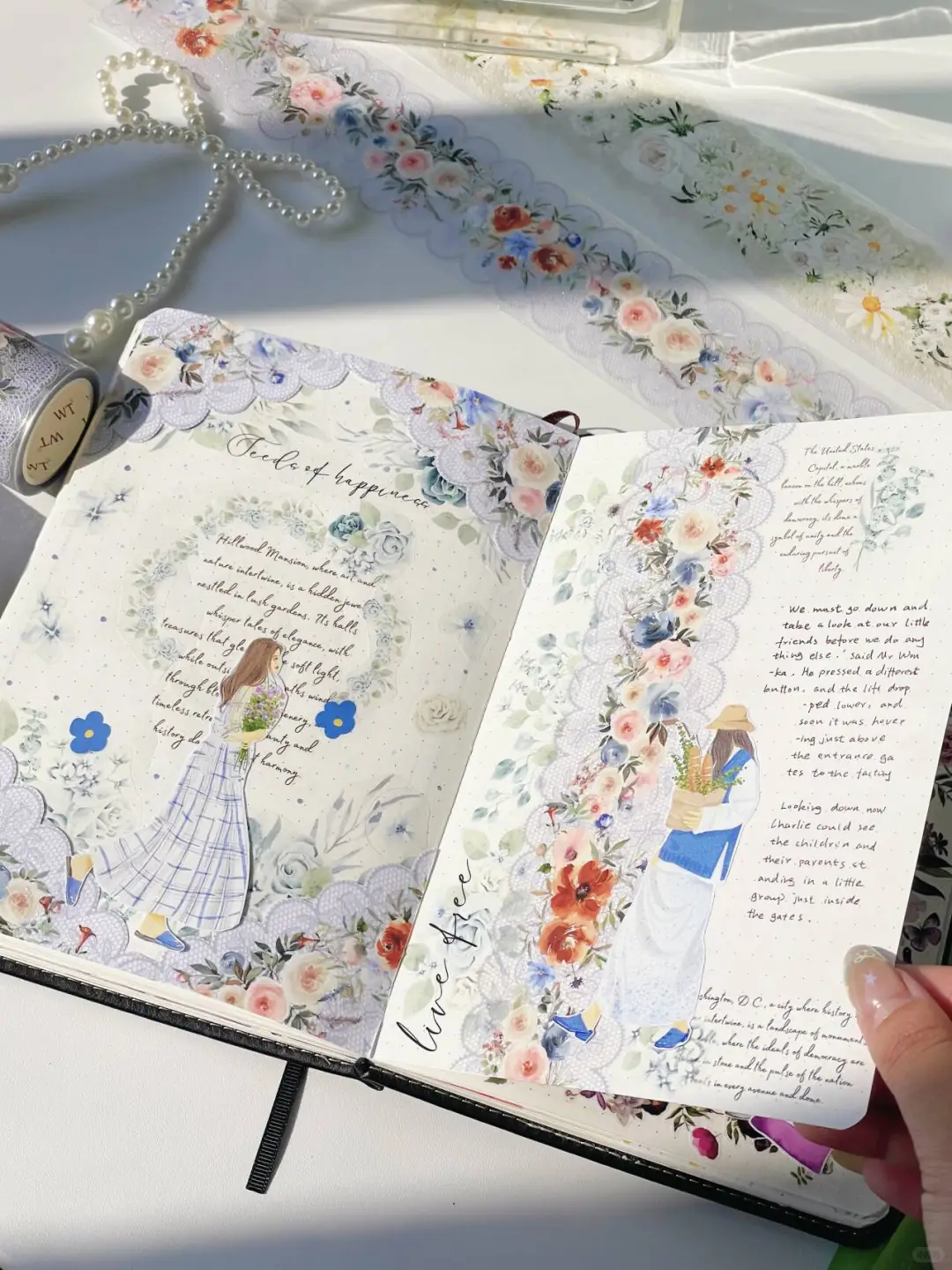 ? 击中少女心！拉丝银覆膜花花蕾丝胶带