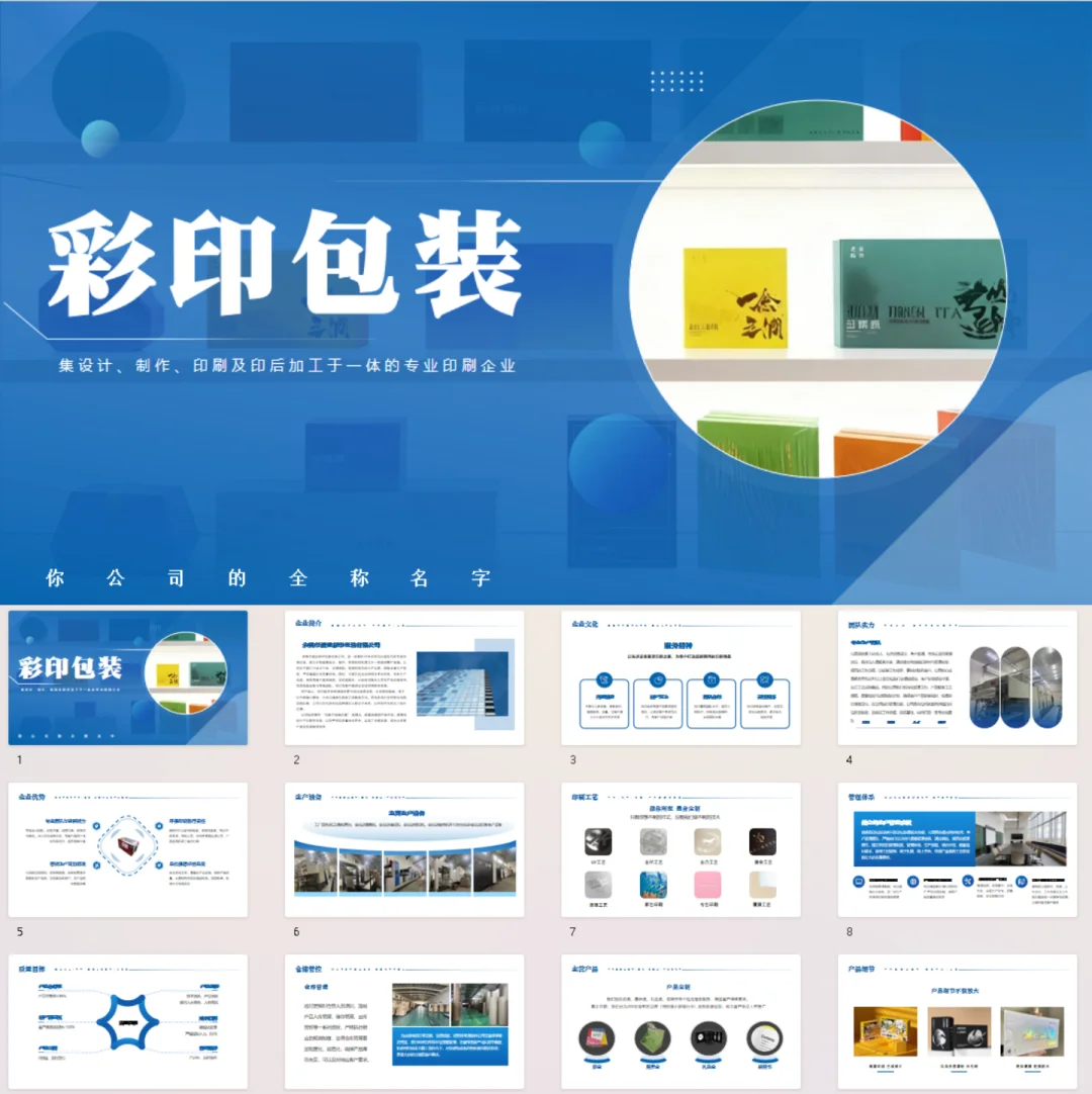 彩印包装生厂企业介绍Ppt