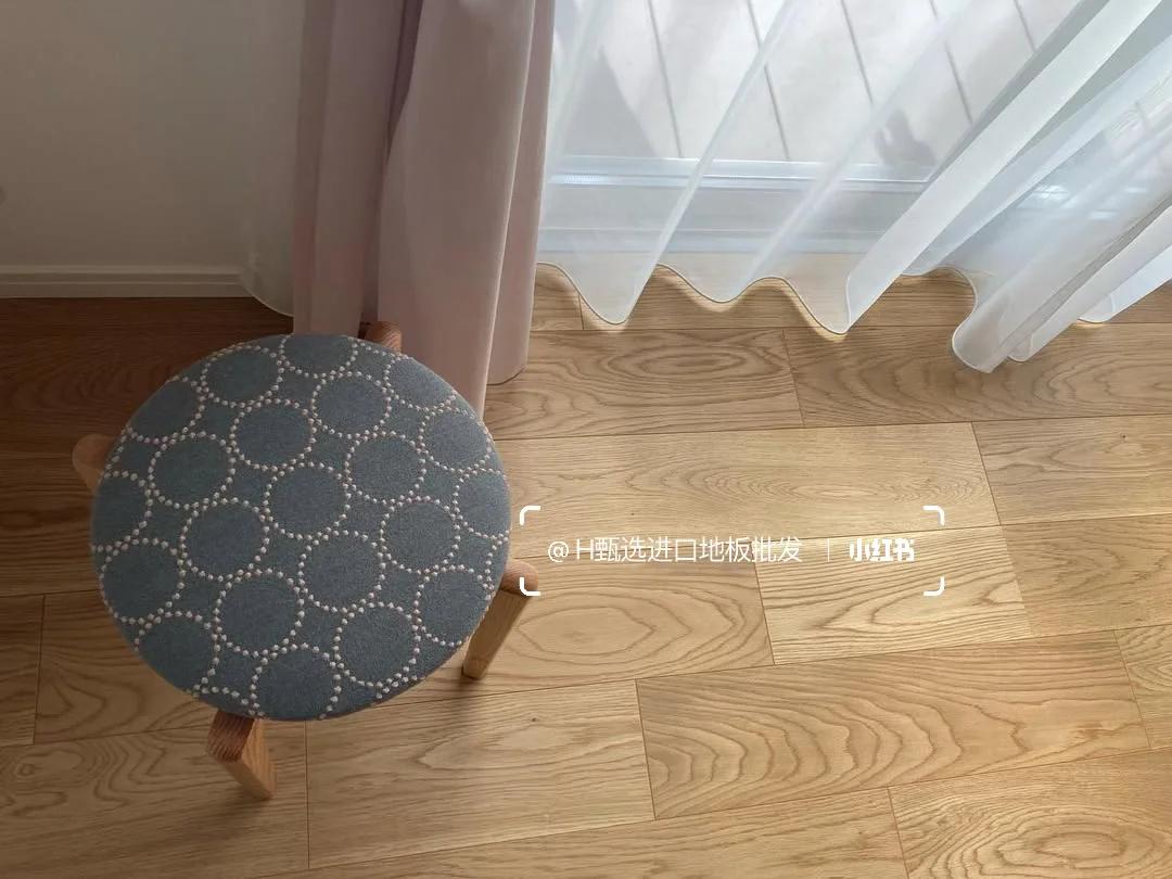 日本朝日木泰科|橡木本色2拼实铺效果