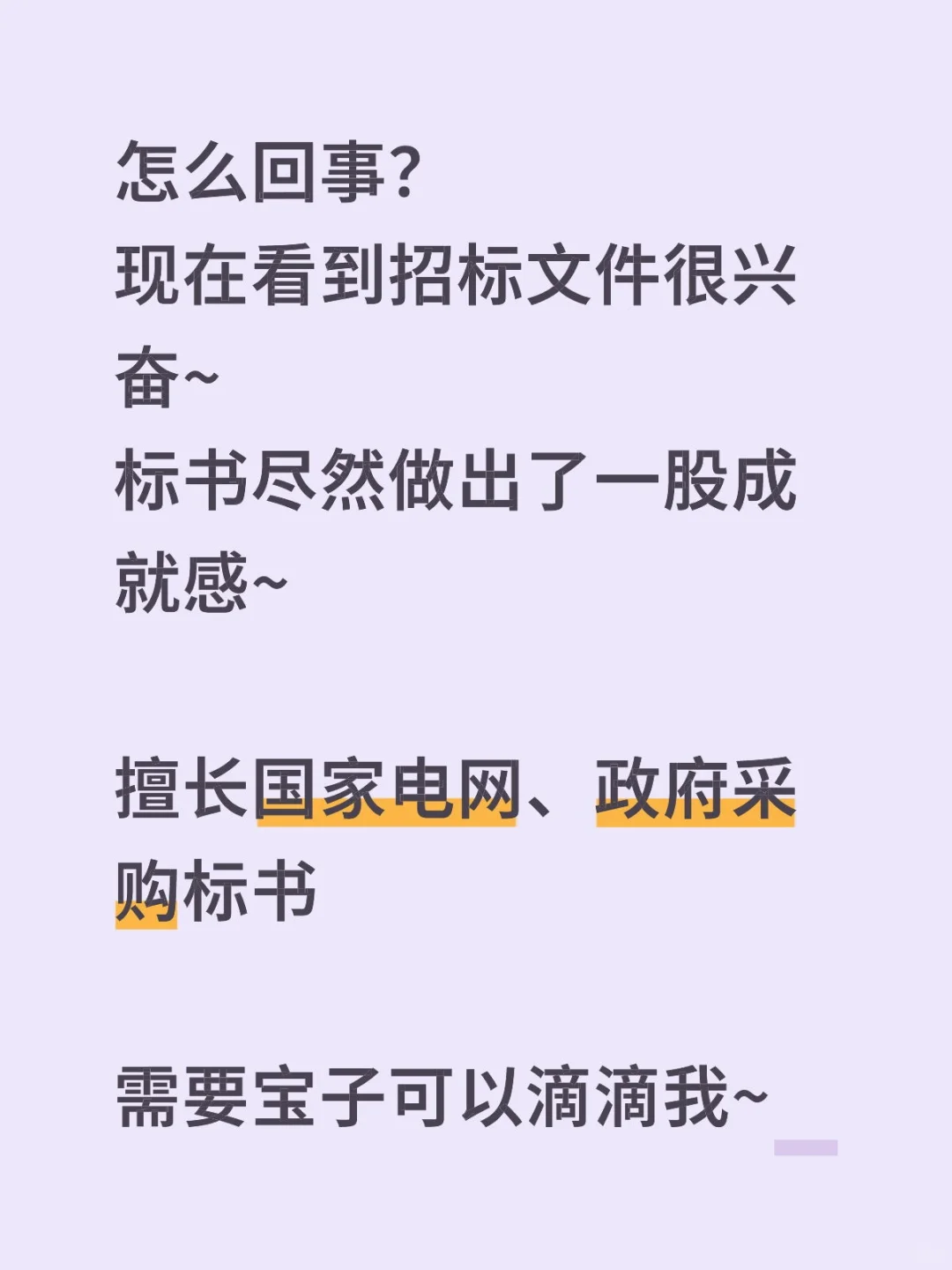 接标书~接标书~接标书