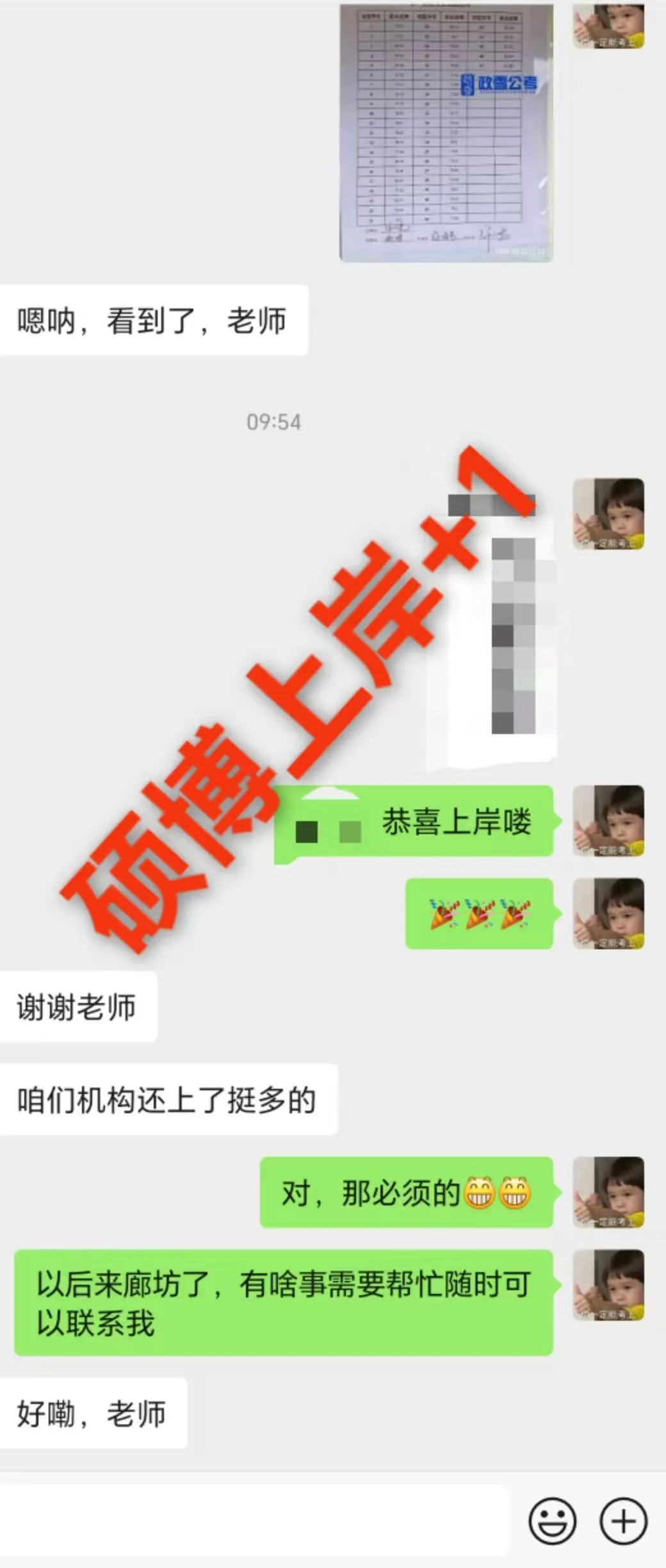 硕博上岸喜报！