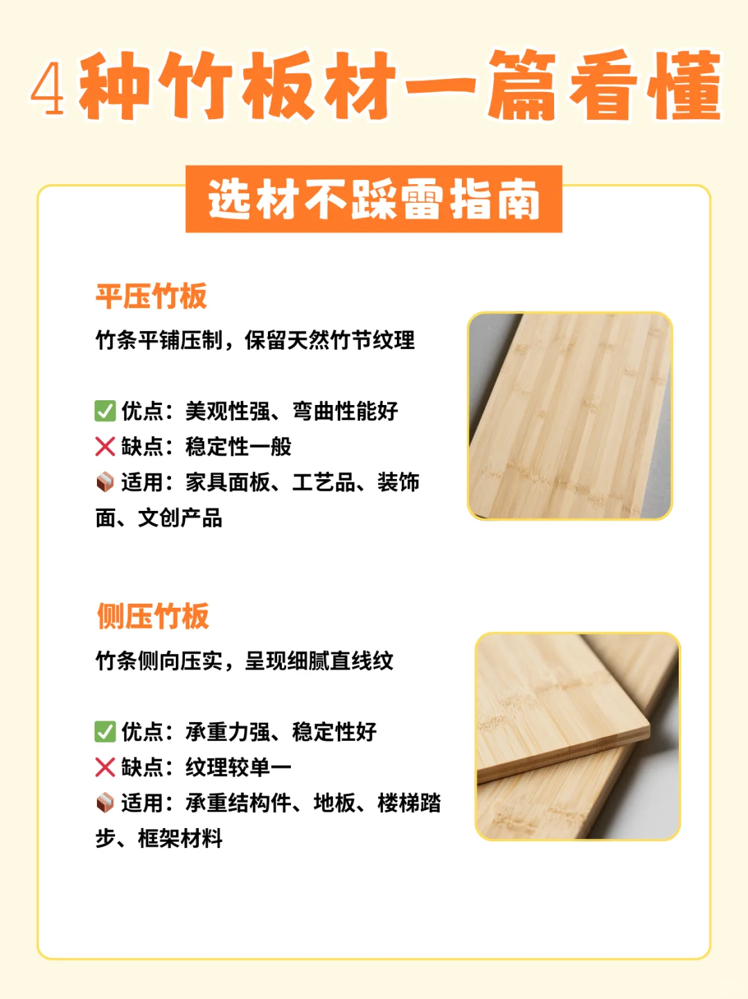 ?种竹板材一篇看懂｜选材不踩雷指南