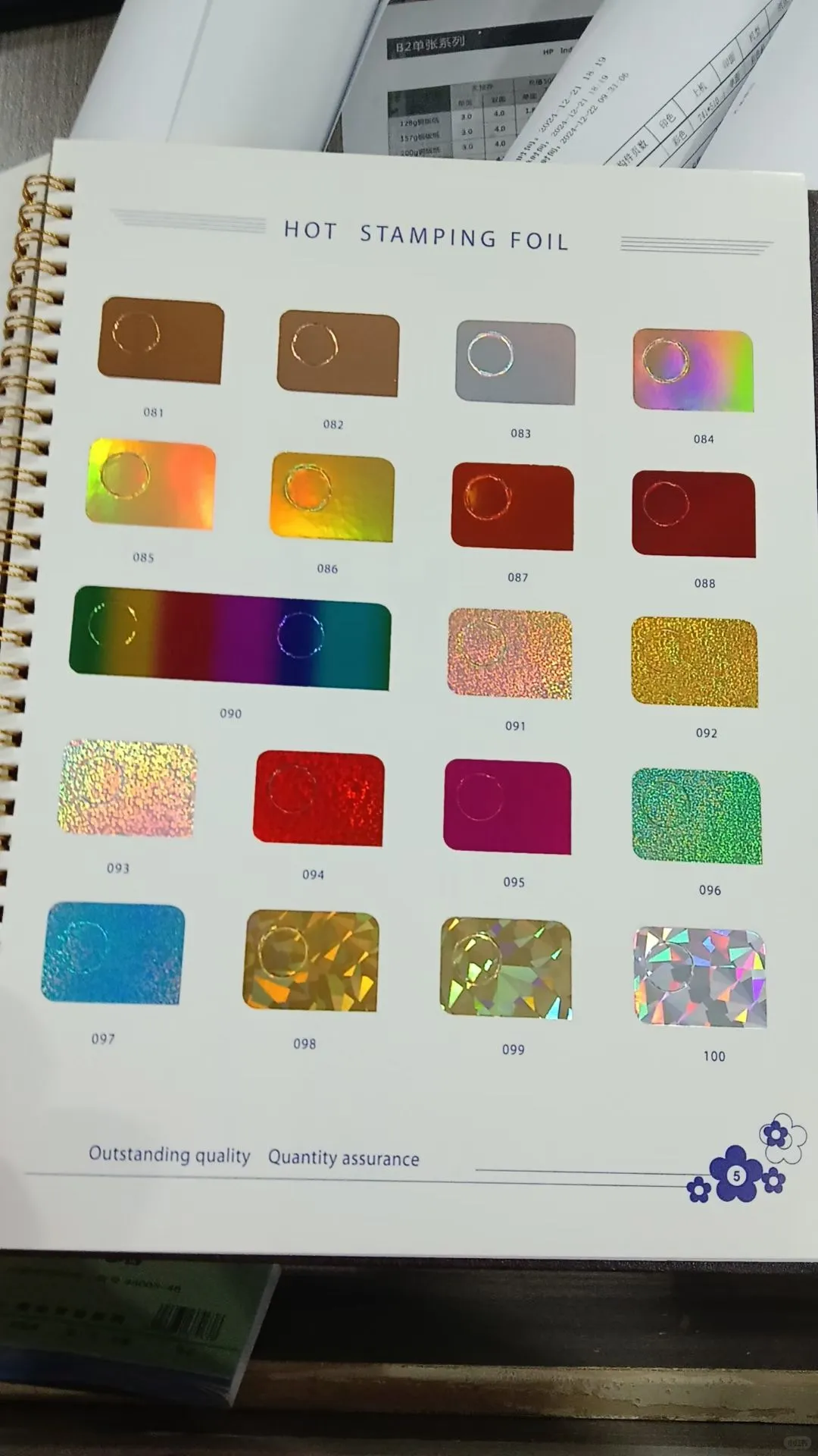 印刷包装烫金色纸,有多少种类?