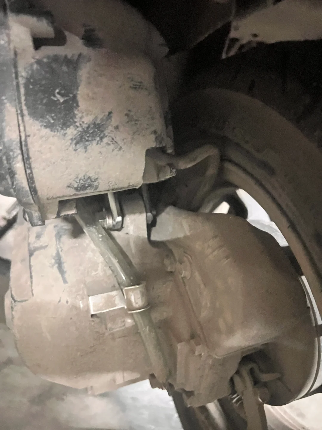 本田ns125la 更换前后避震