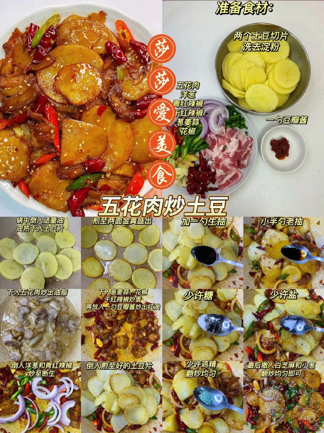 十六种猪肉的经典做法