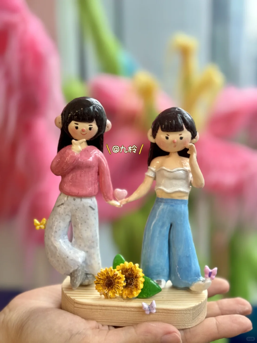 可可爱爱的石塑黏土DIY