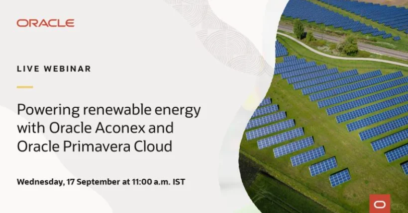 赋能再生能源项目管理 9月17线上见