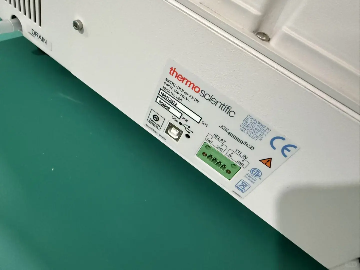 出一套赛默飞离子色谱仪，成色超级好