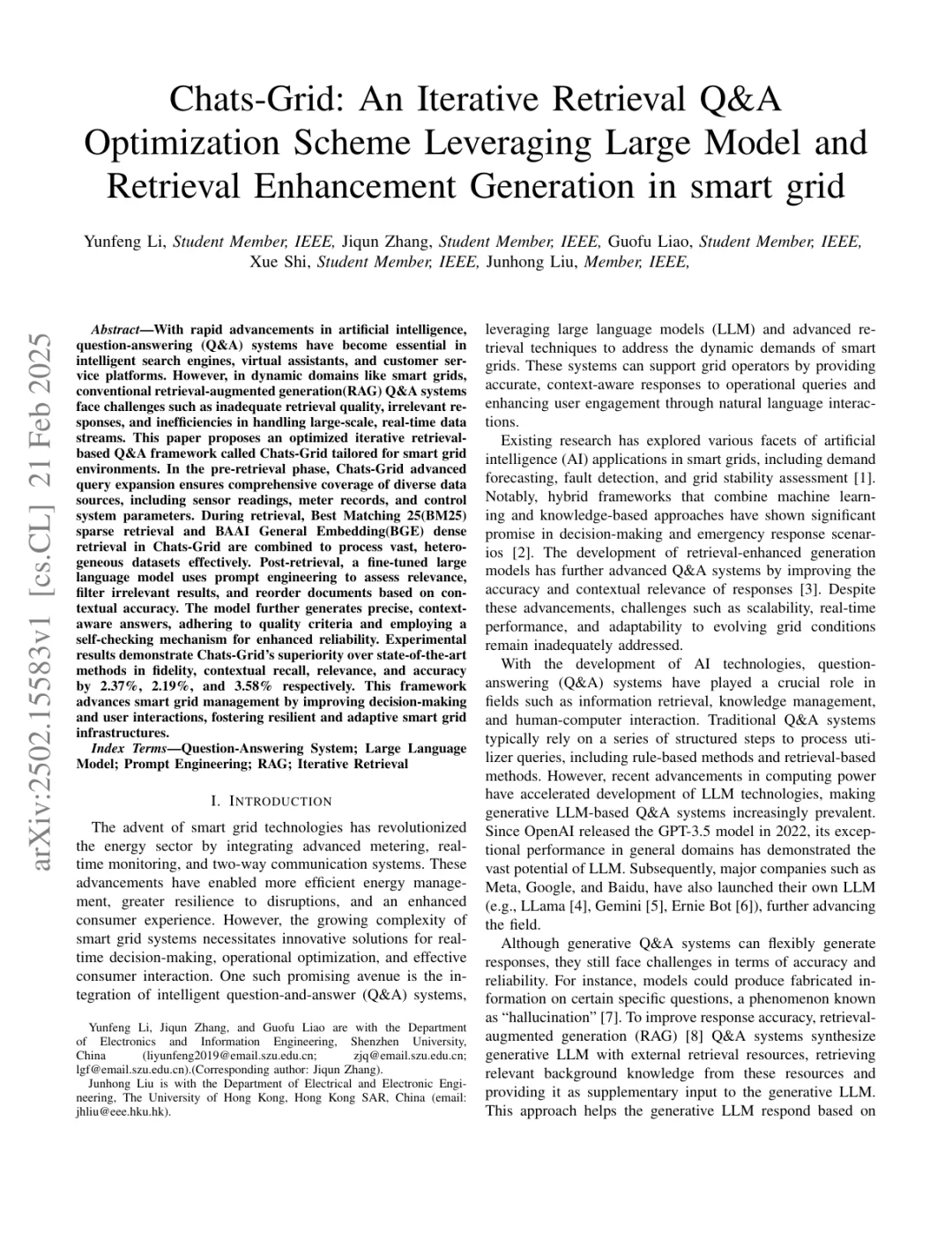 Chats-Grid：智能电网问答新突破，问答系统效率大提升