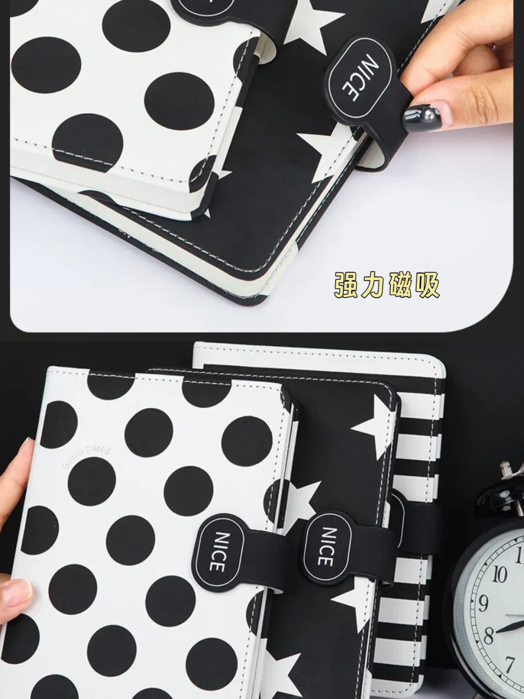 定制分享，黑白调磁扣本可无脑冲❗