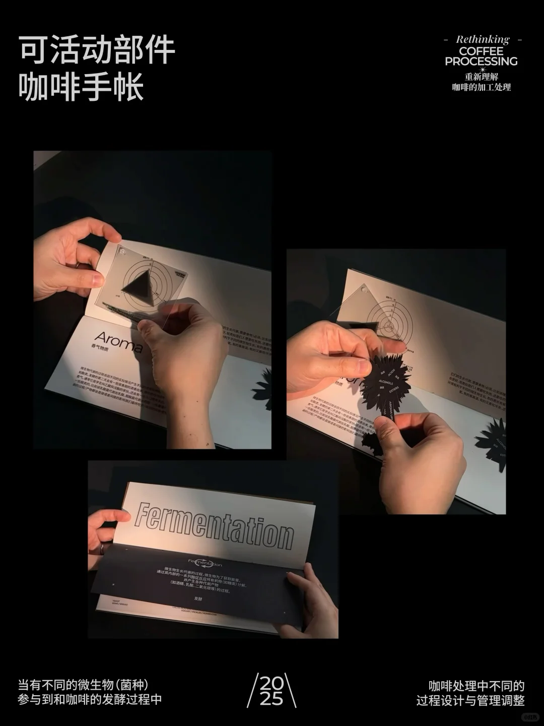 左滑看成品!把咖啡论文做成手帐 产季报告