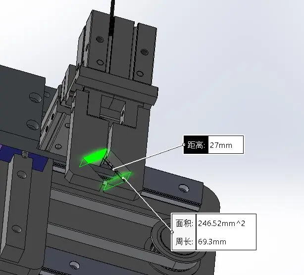 圆柱物料双工位夹紧顶升三坐标机械手
