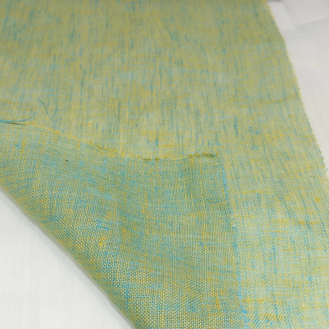 彩色亚麻系列：绿黄色亚麻