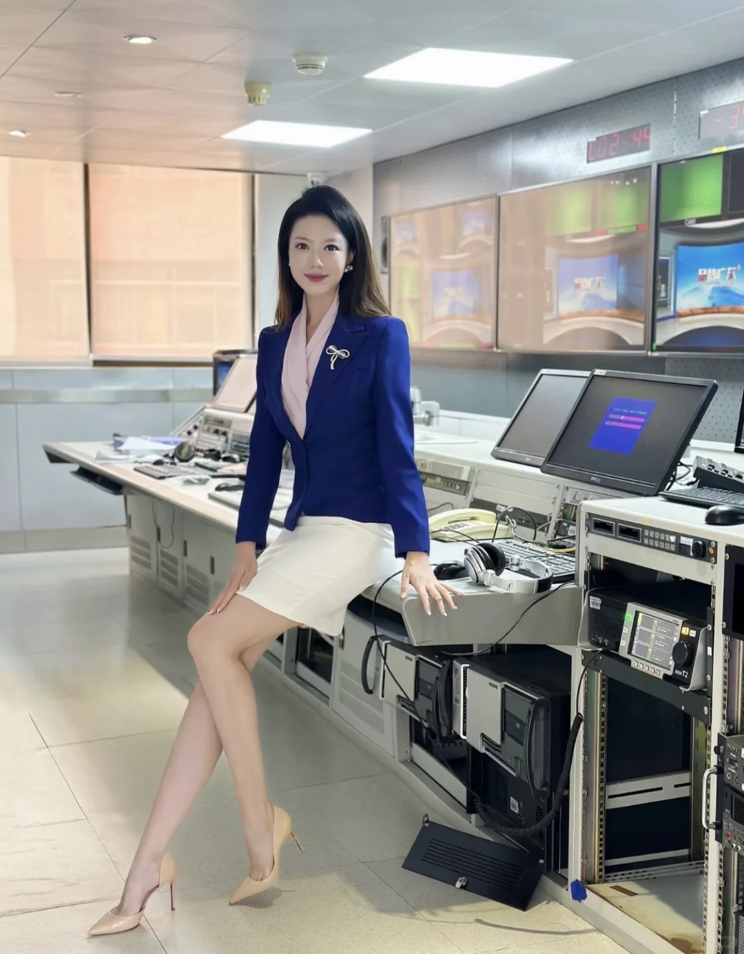 艺考西服推荐——宝蓝色西服