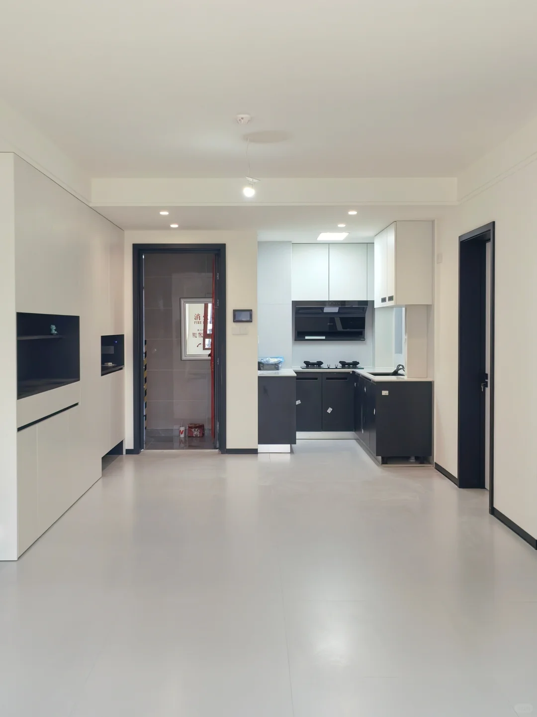 小户型入户门可视屏安装完成！