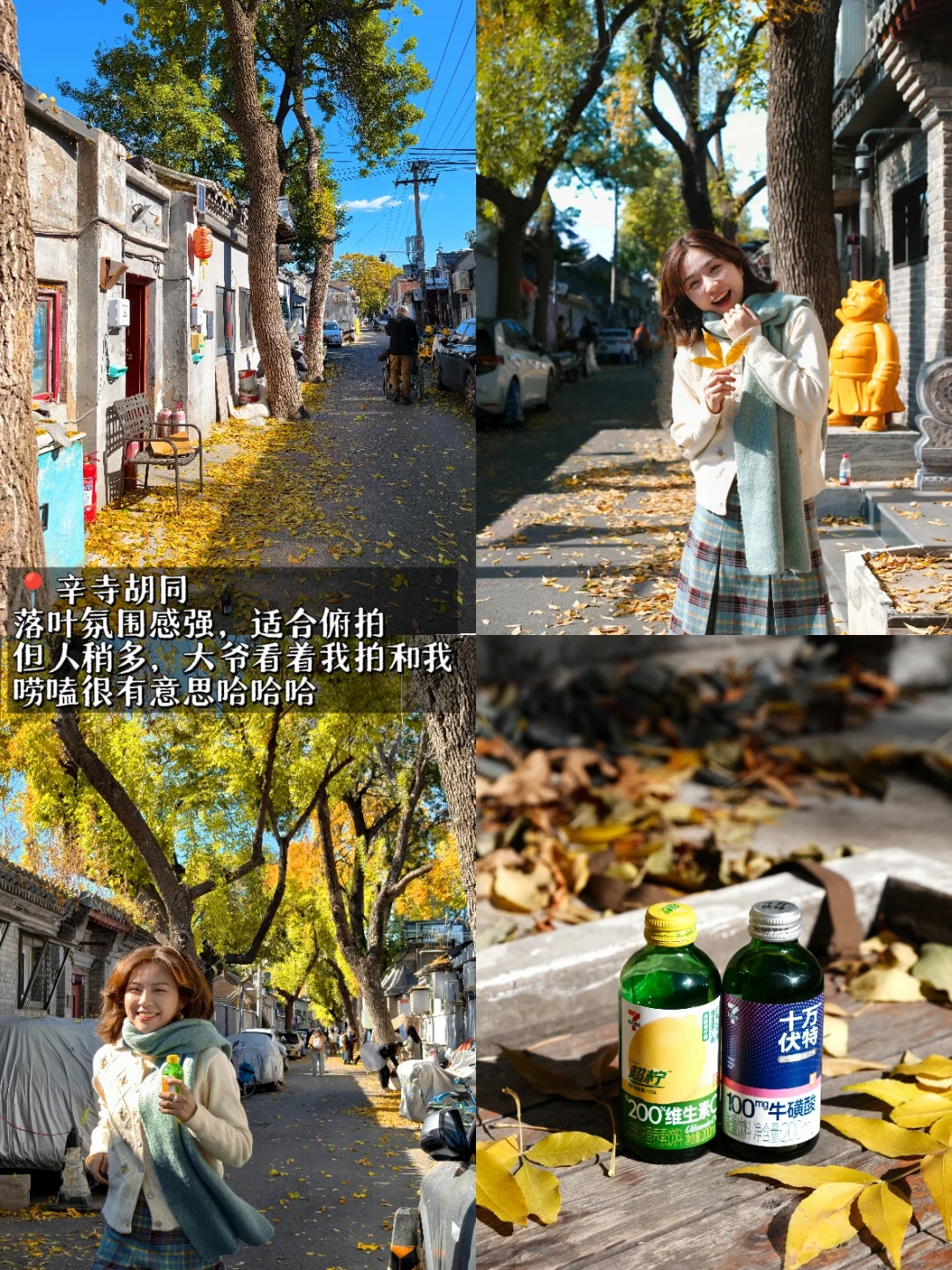 10.26实拍‼️北京5️⃣个人少落叶绝美胡同