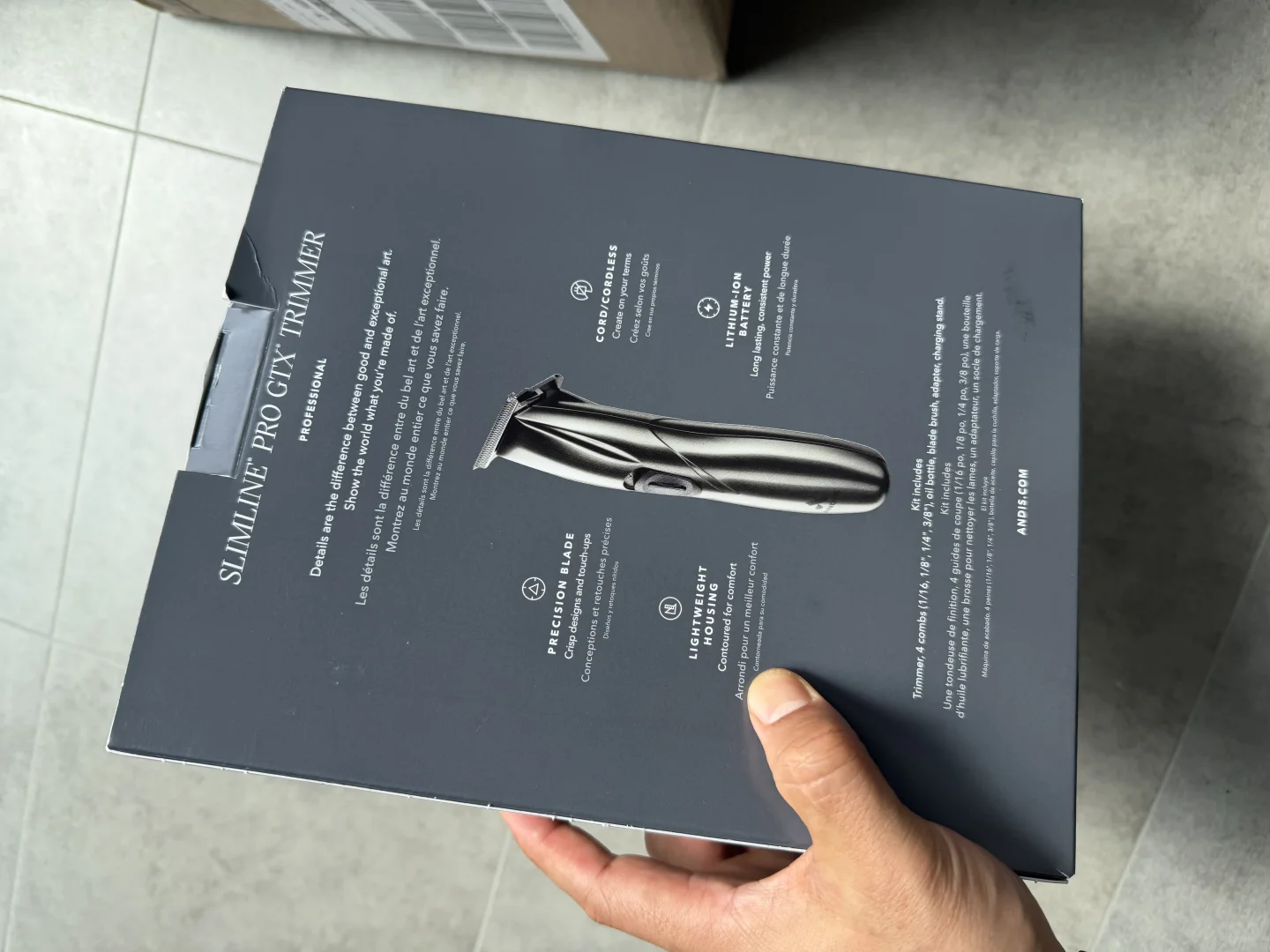 ANDIS D8 GTX 朴素 开箱