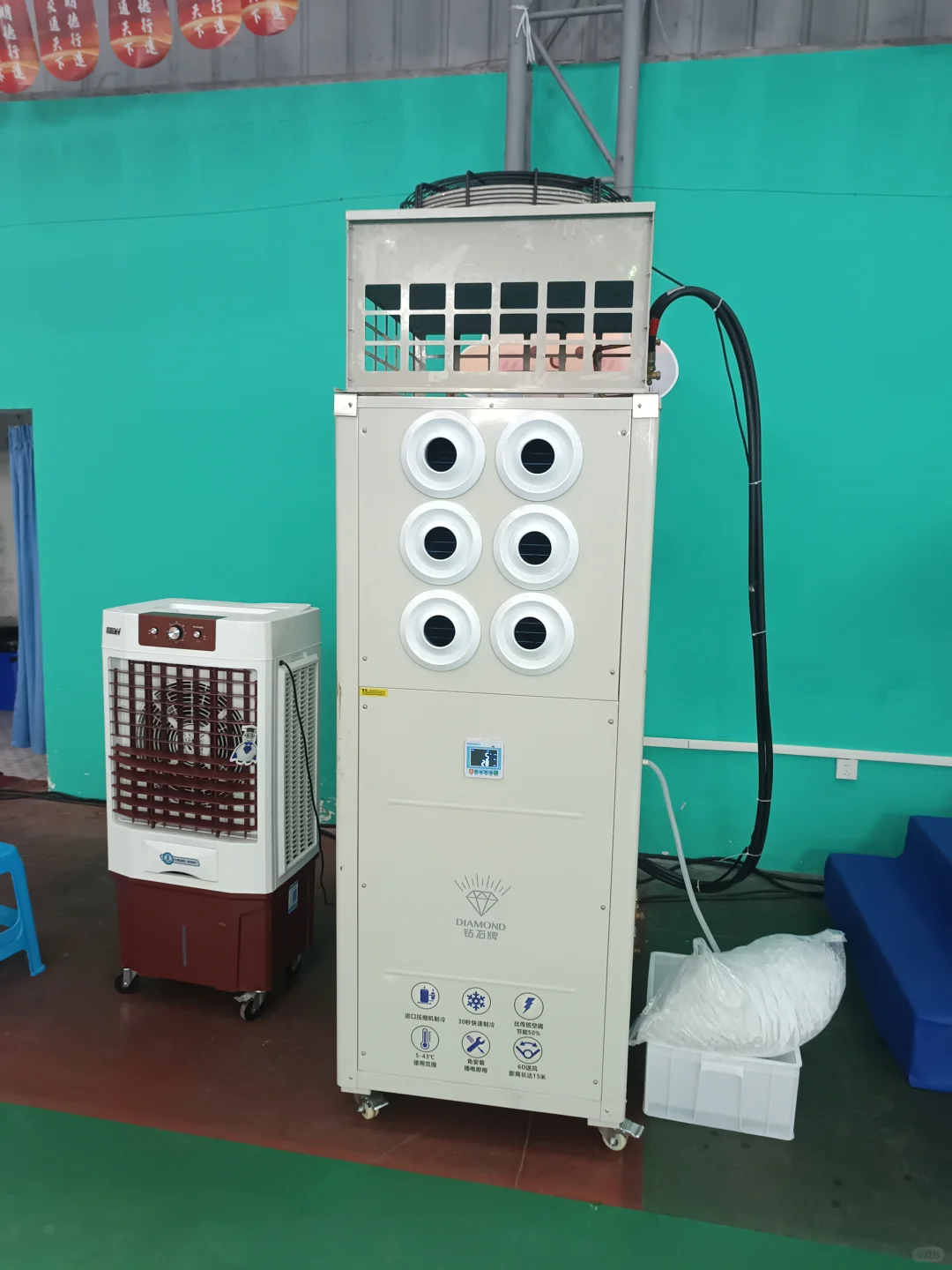 空调租赁冷风机出租厂房车间降温设备安装
