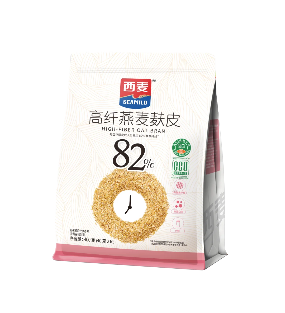 【健康早餐新宠】西麦高纤燕麦麸皮｜82%膳