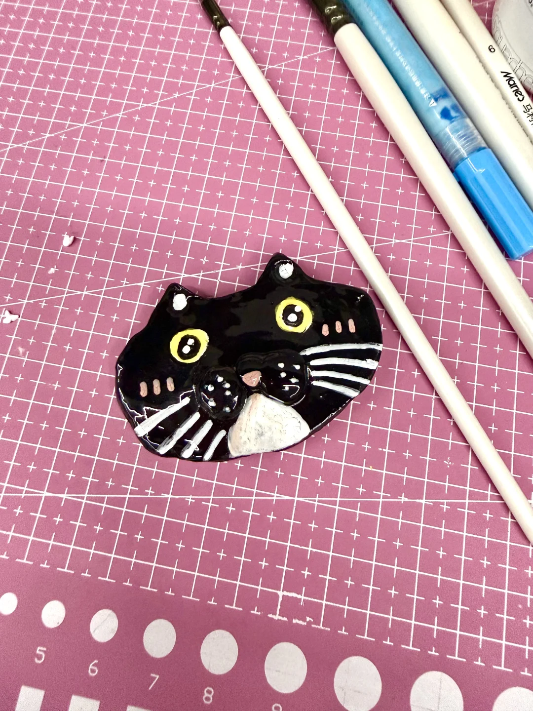 第一次做石塑粘土….暂时不接单