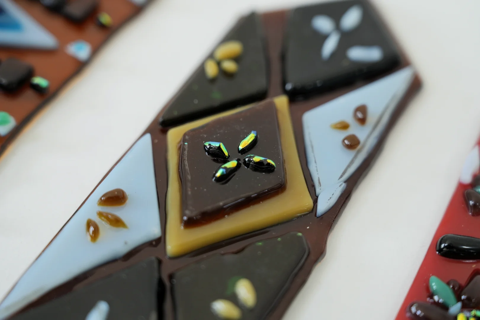 玻璃热熔实验|敦煌纹饰与材料研究