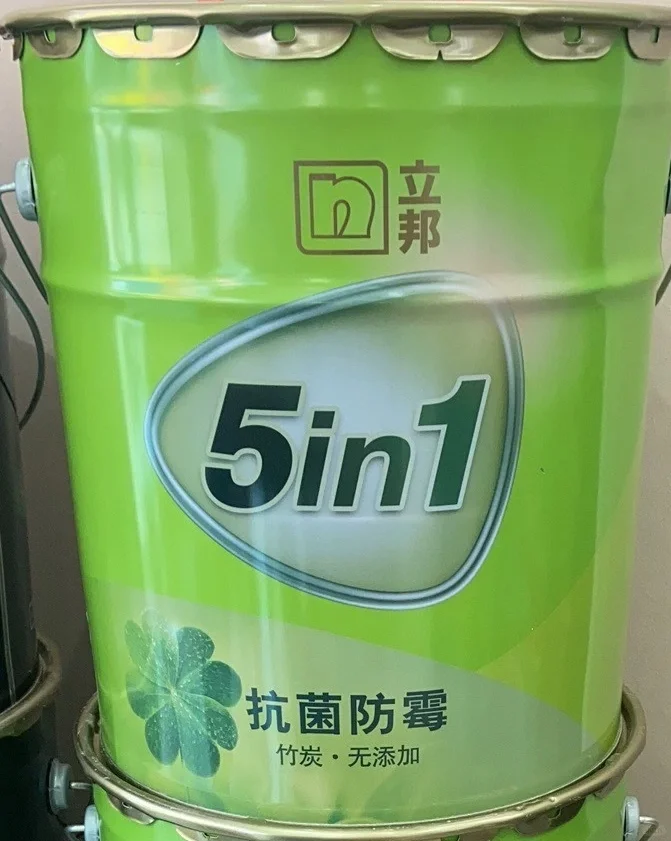 立邦竹炭抗菌防霉无添加五合一