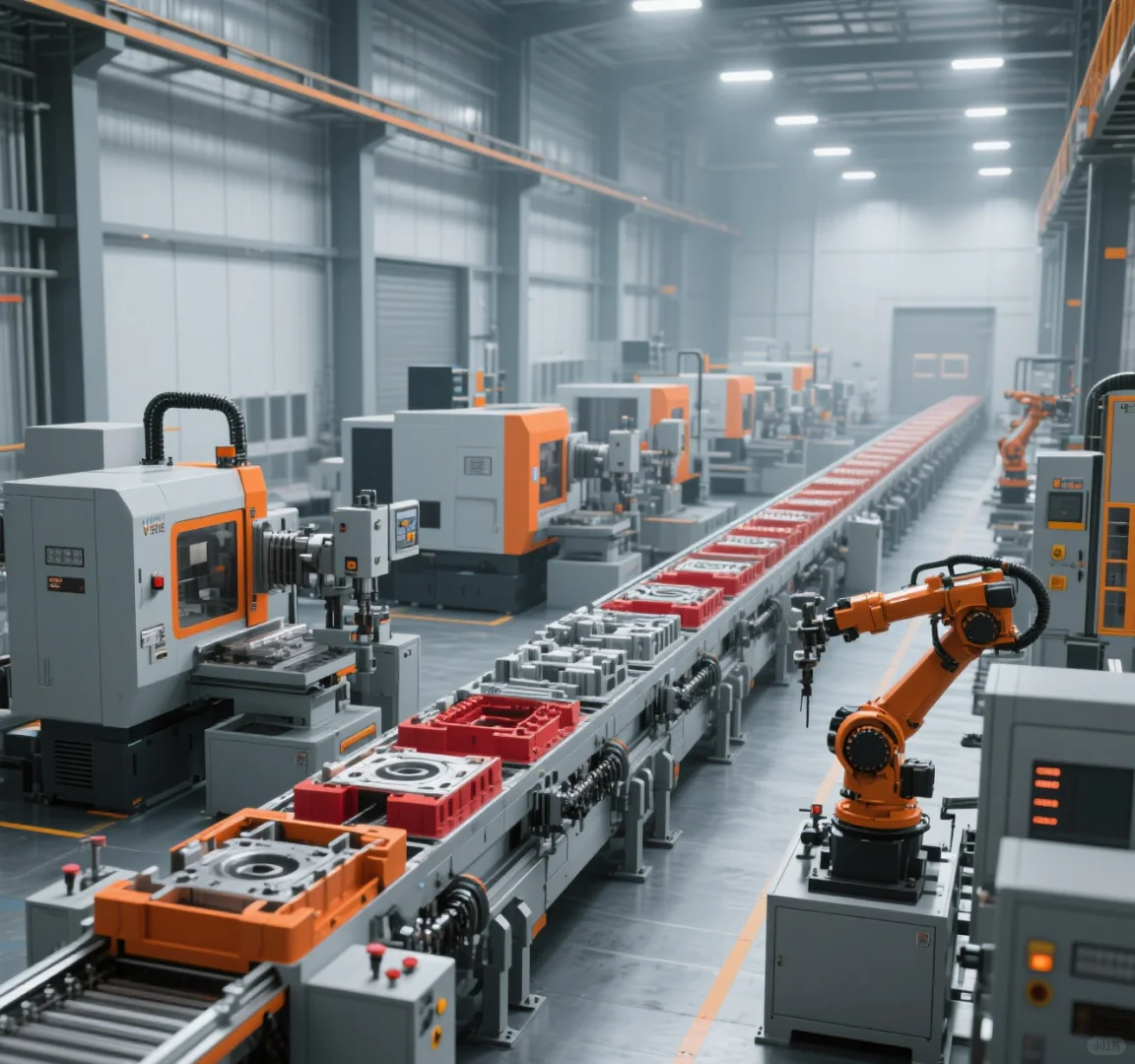 注塑模具自动生产线